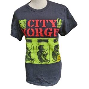 City Morgue Band T-Shirt Size Small Black Punk Metal Rap